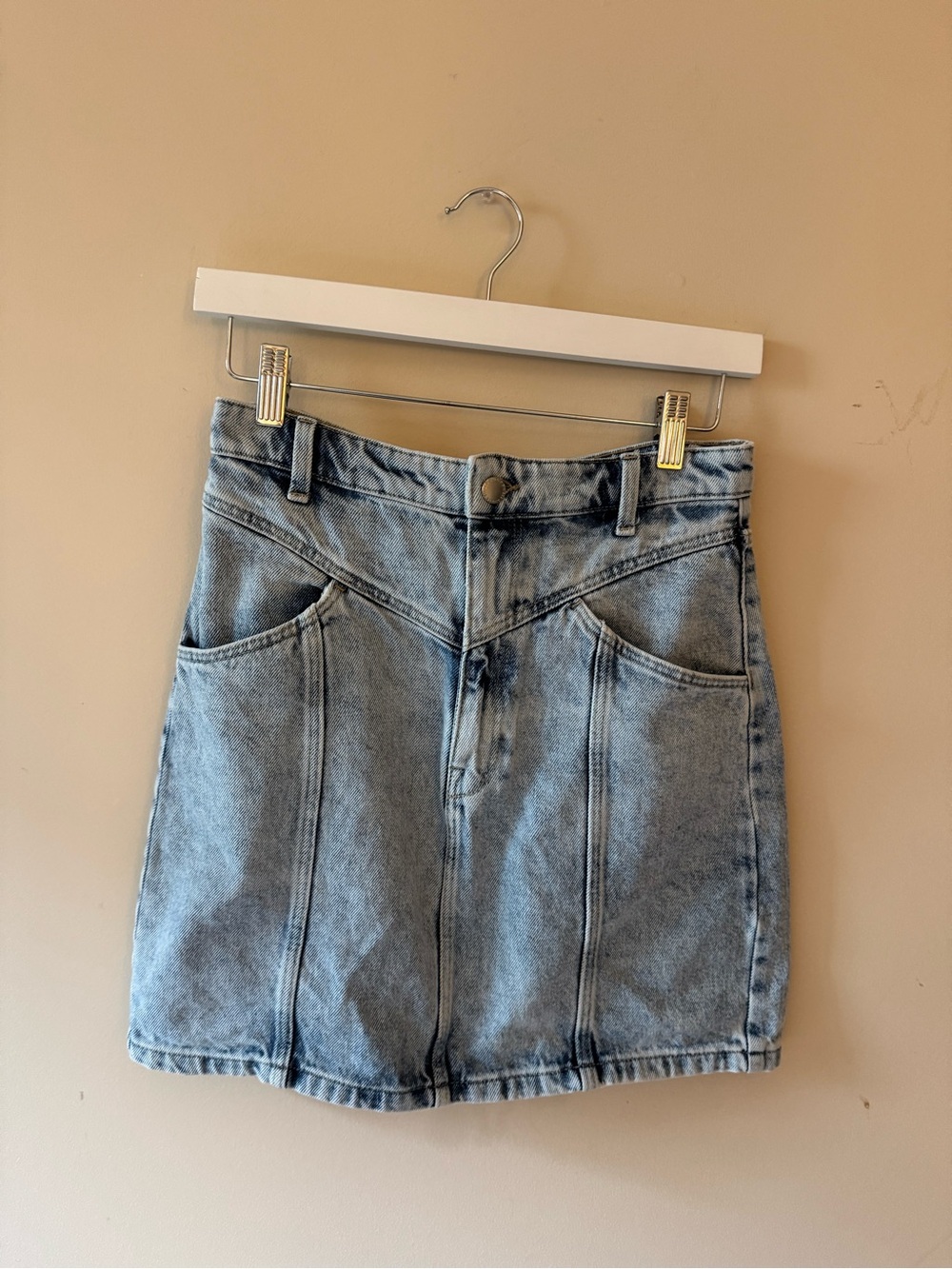 Light washed Denim skirt
